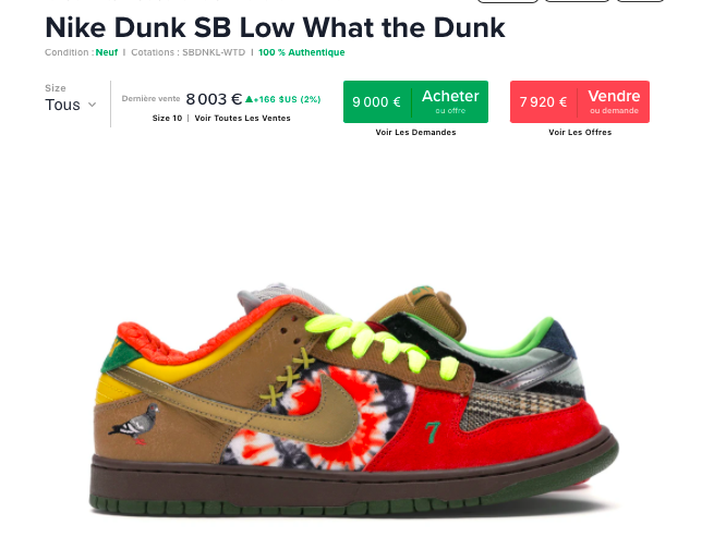 Paire clearance nike rare